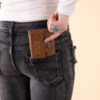 Wrangler Floral Embossed Trifold Wallet