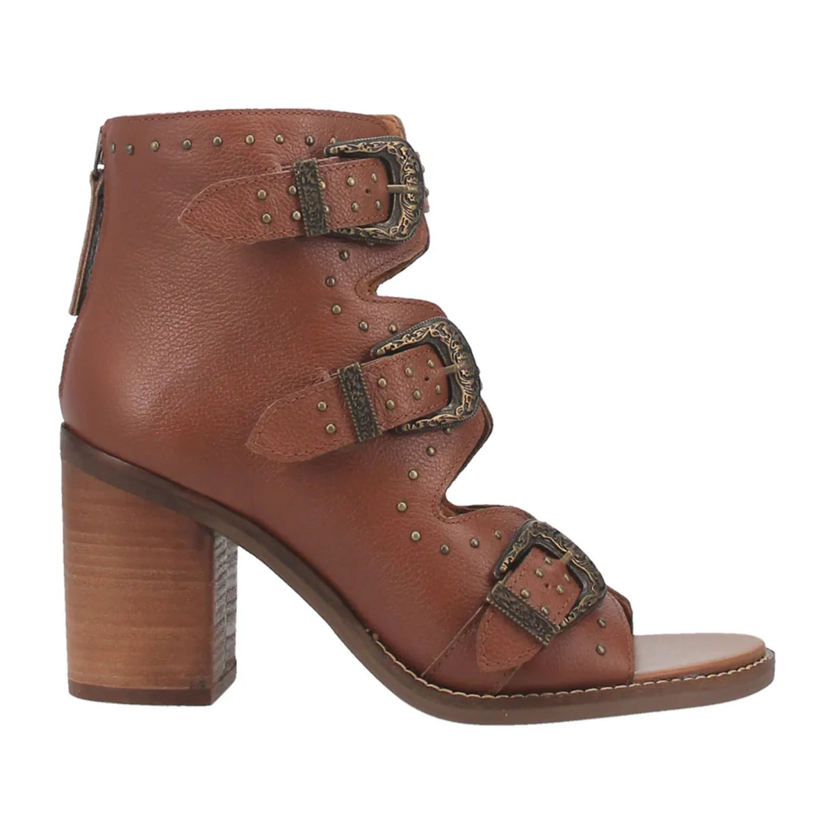 WOMEN'S DINGO BOOT ZIGGY WESTERN SANDAL BOOTIES