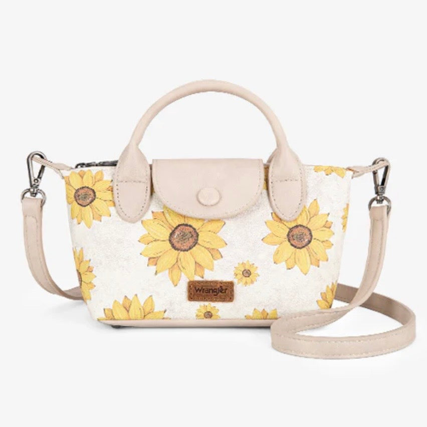 Wrangler Sunflower Print Mini Crossbody Bag