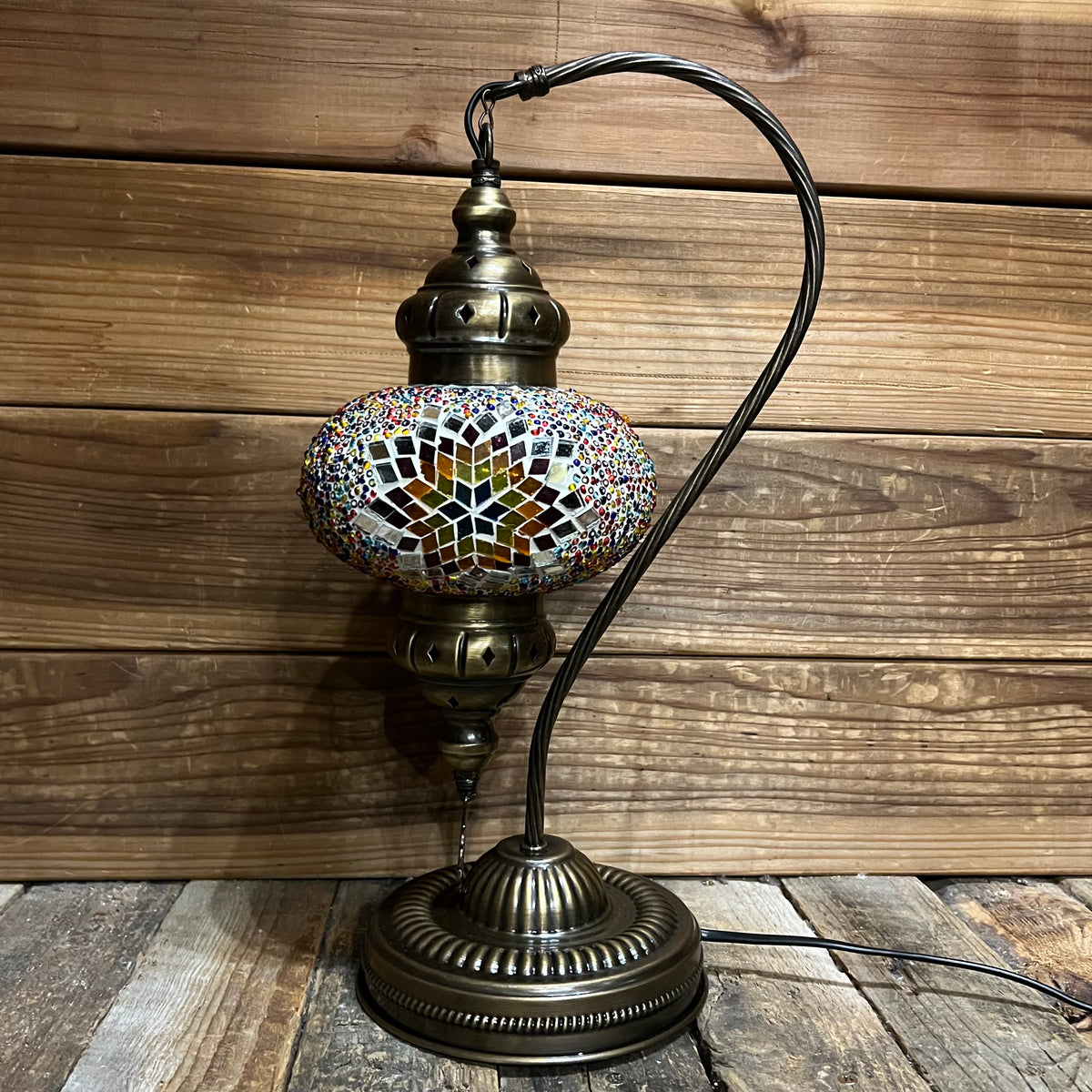 Handmade Half a Heart Turkish Lamps - Multicolored