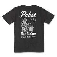 Pabst Blue Ribbon Unalive Music T-Shirt
