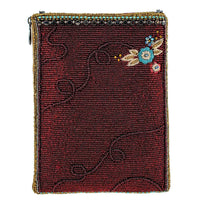 Let's Gallop Beaded Black Horse Mini Crossbody Handbag