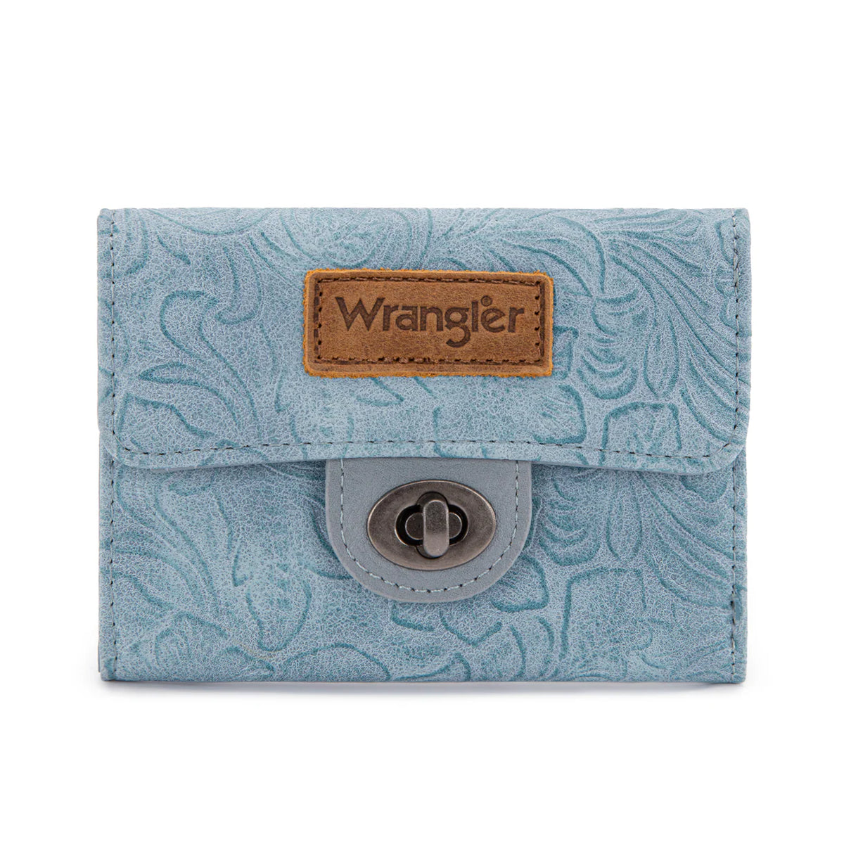 Wrangler Floral Embossed Trifold Wallet