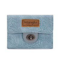 Wrangler Floral Embossed Trifold Wallet