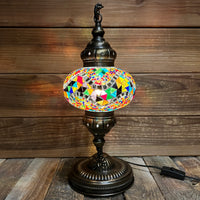 Handmade Half a Heart Turkish Lamps - Multicolored