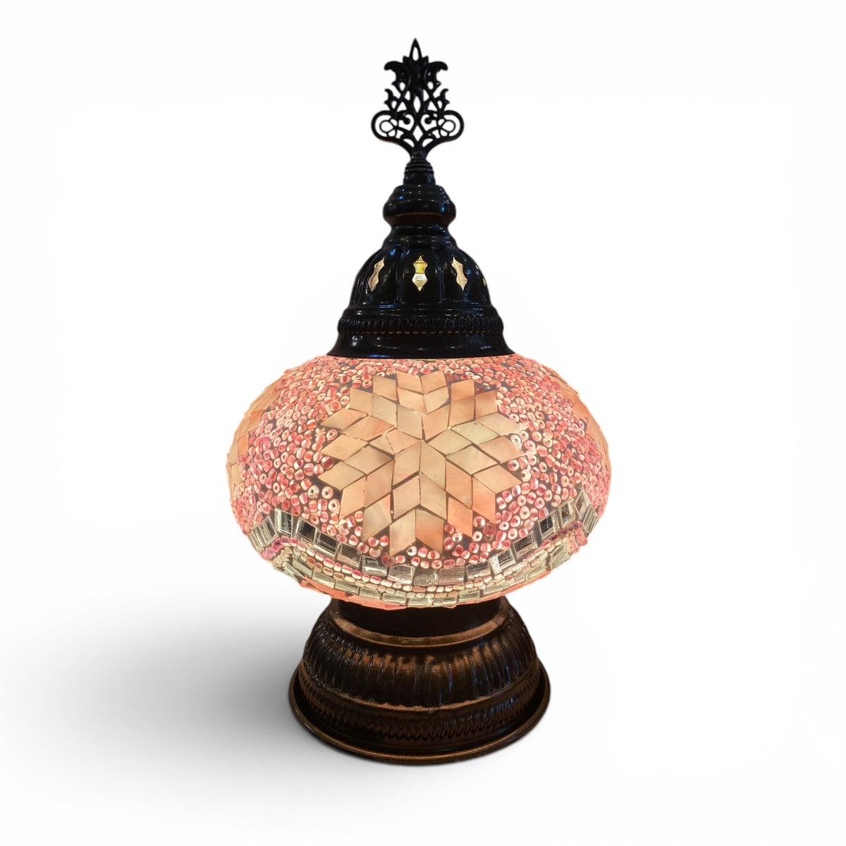 7” Turkish Table Lamp Pink