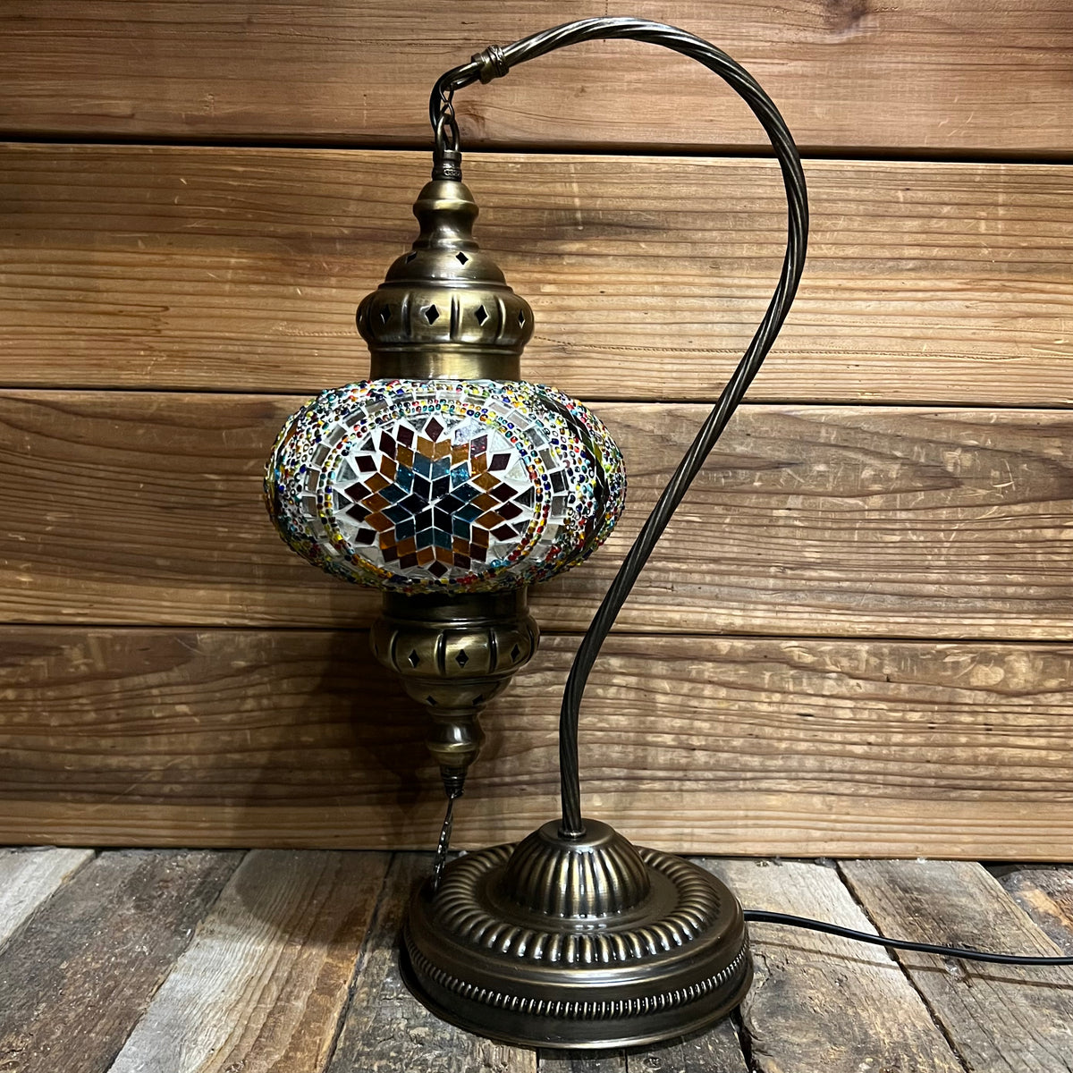 Handmade Half a Heart Turkish Lamps - Multicolored