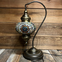 Handmade Half a Heart Turkish Lamps - Multicolored