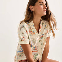 Women's Pendleton Short-Sleeve Harlow Linen Shirt