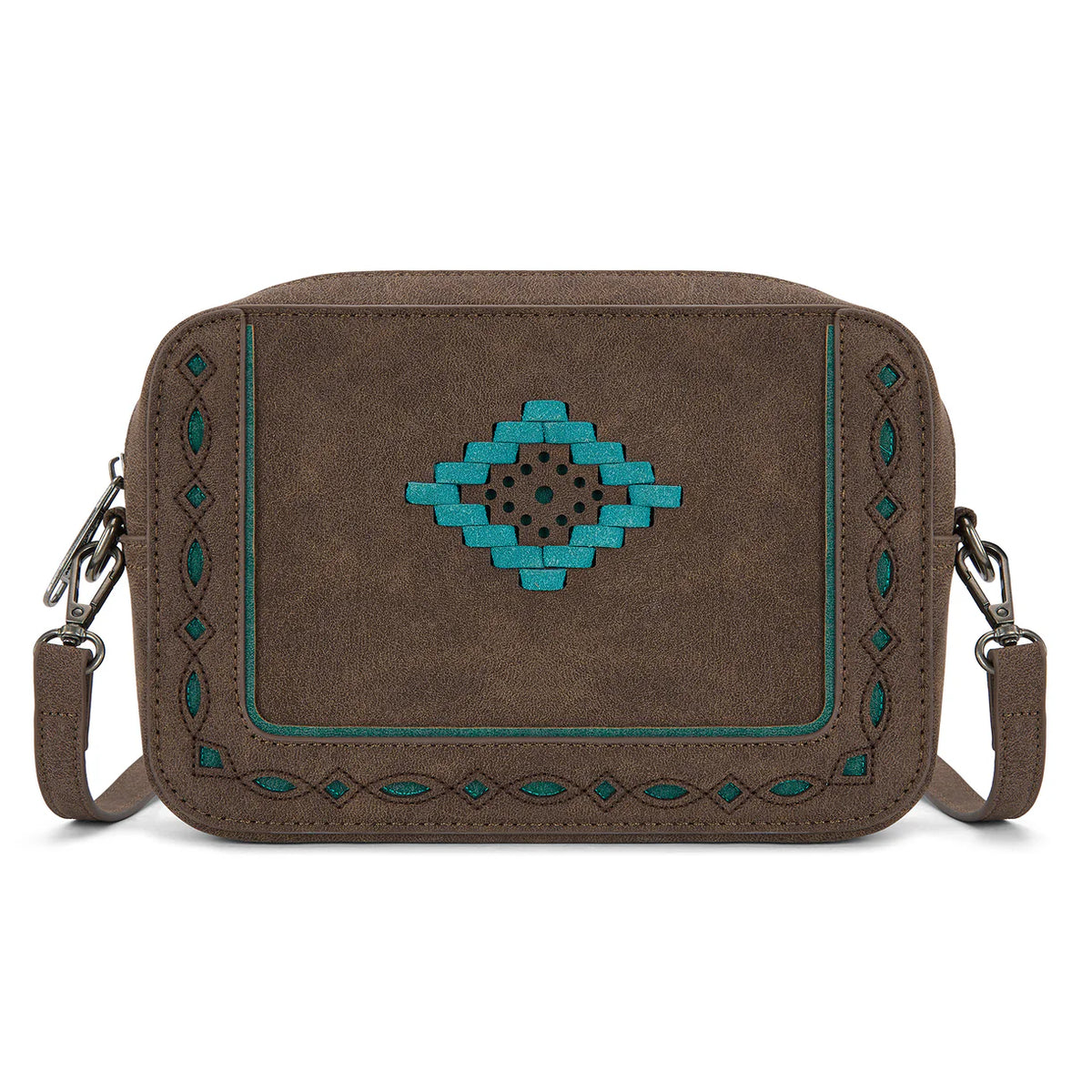 Montana West Western Aztec Cut-Out Crossbody Bag