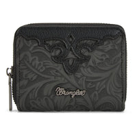 Wrangler Tooled Zip-Around Wallet
