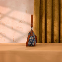 Wrangler Aztec Studded Denim Shoulder Bag with Mini Pouch