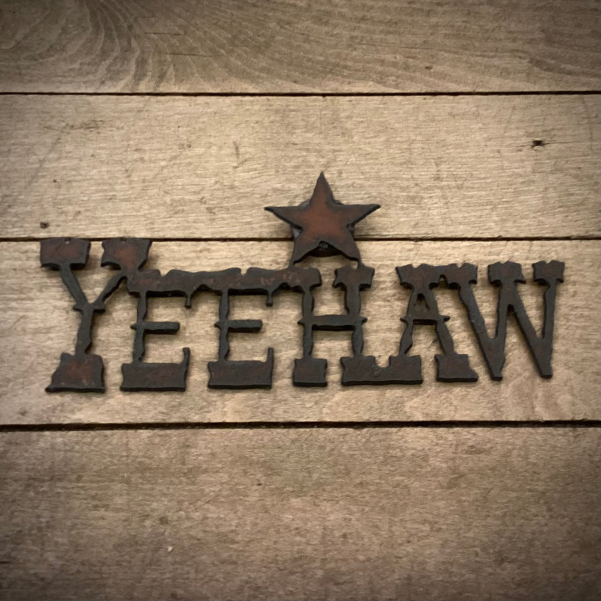 Yeehaw Metal Magnet