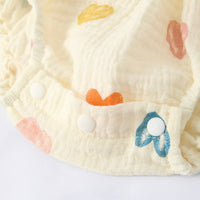Heart Print Baby Girl Romper Set