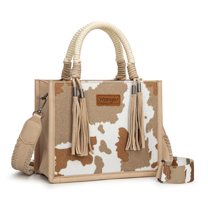 Wrangler Cow Print Tote Crossbody