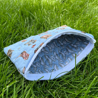 Thunderbird Boots Small Makeup Bag - Blue