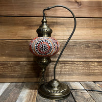 Handmade Half a Heart Turkish Lamps - Orange