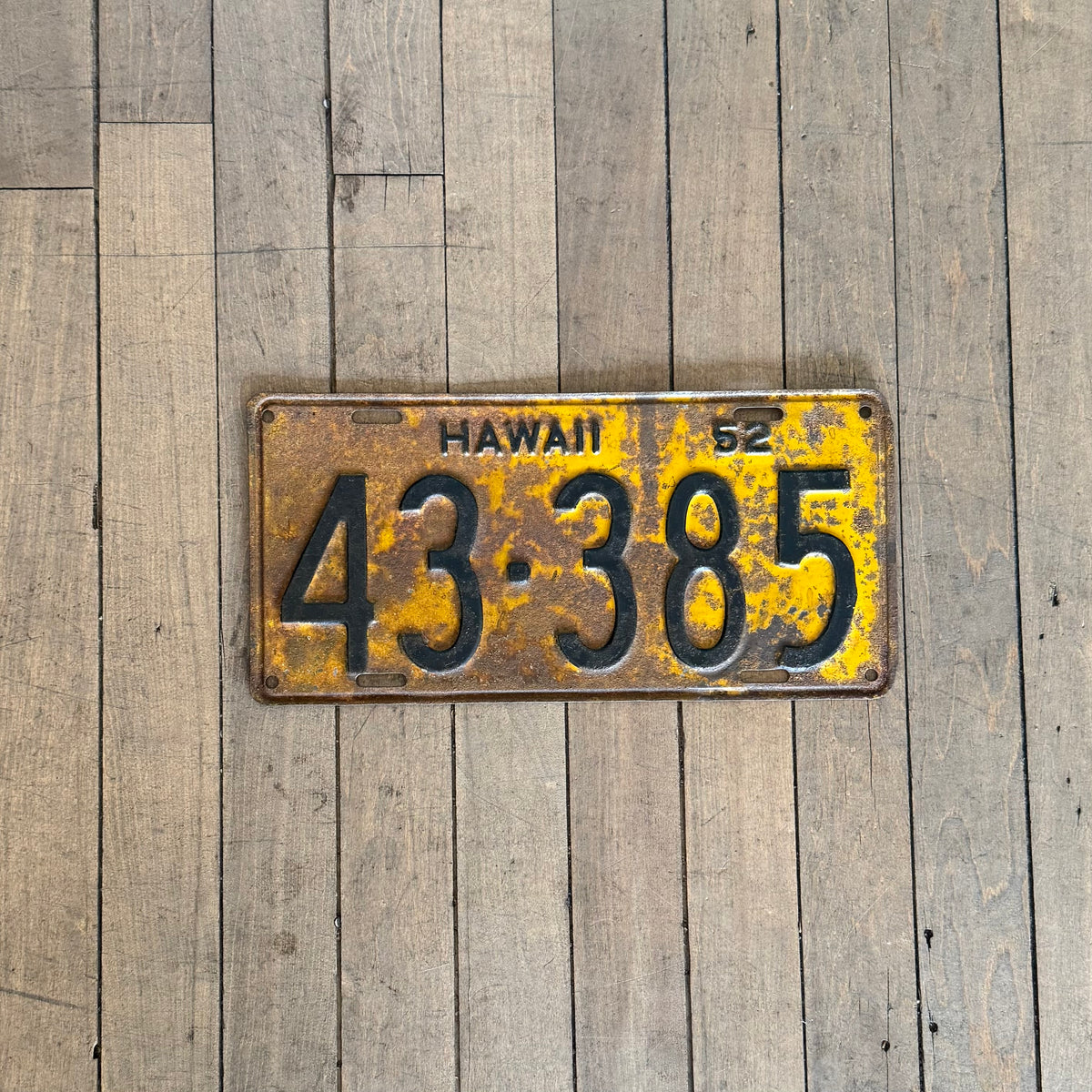 Hawaii License Plate