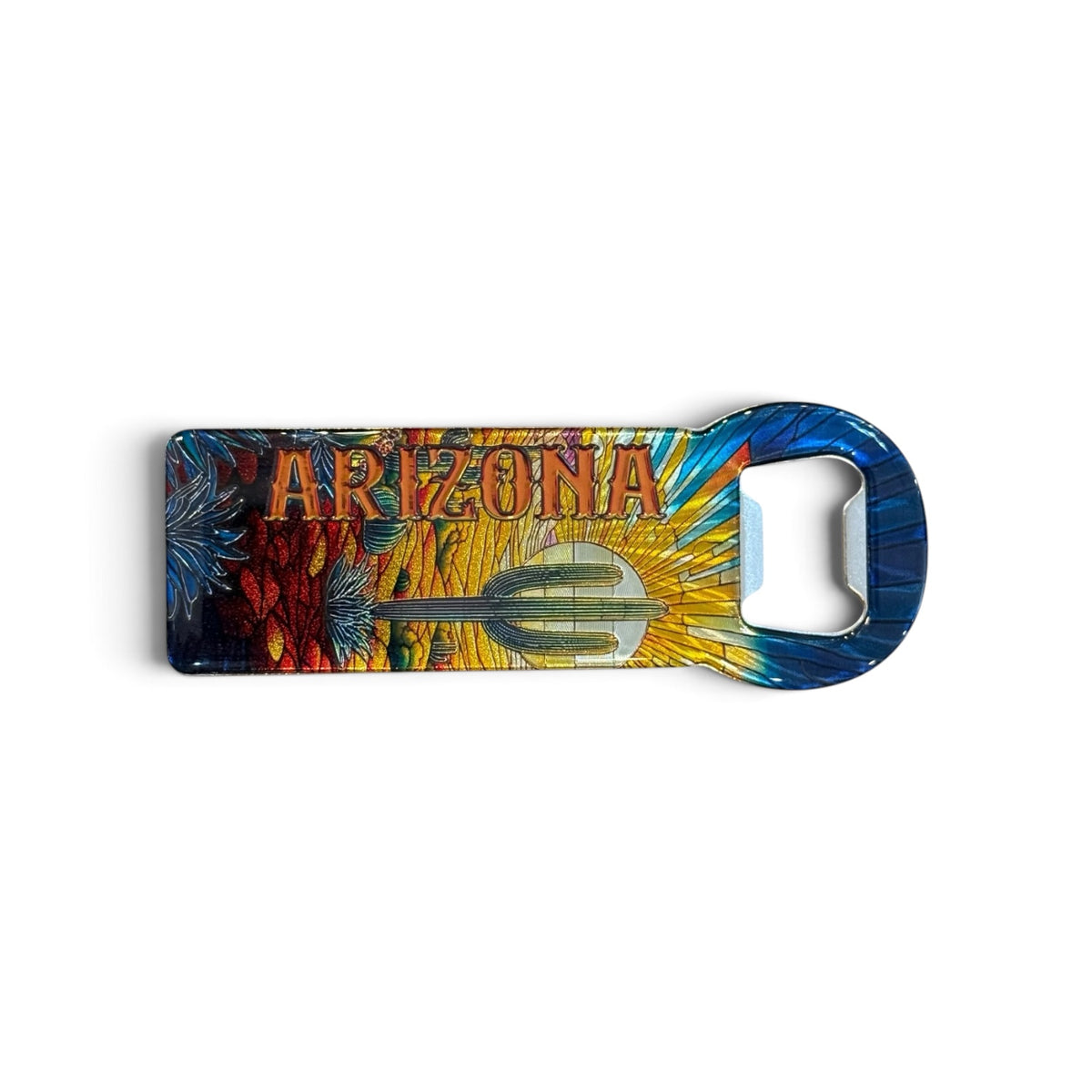 Arizona Stained Glass Magnet Bottle Opener
