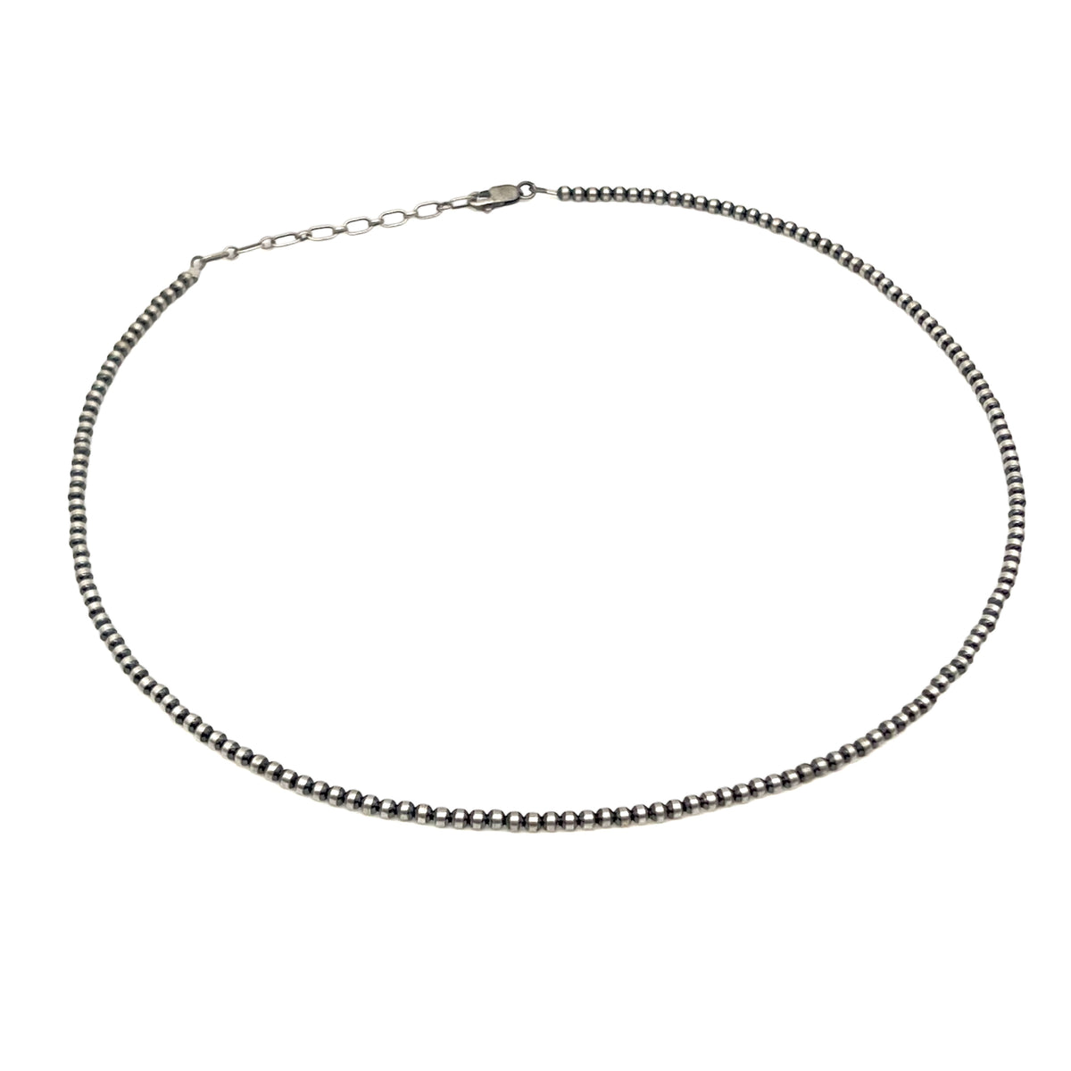 Navajo Pearls Sterling Silver Necklace
