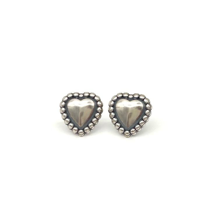 Navajo Heart Earrings