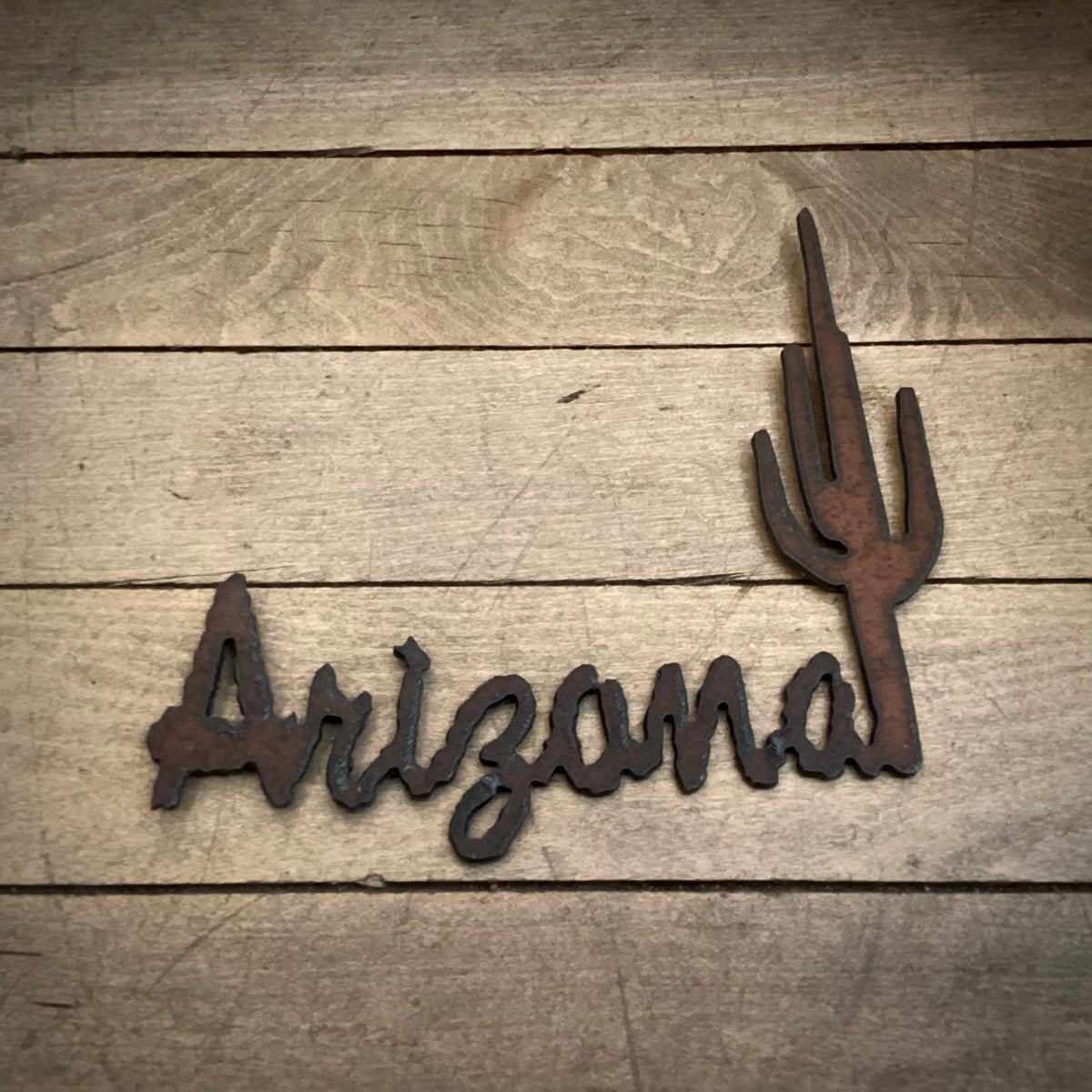 Arizona Saguaro Metal Magnet