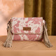 Wrangler Cow Print Fringe Crossbody Bag