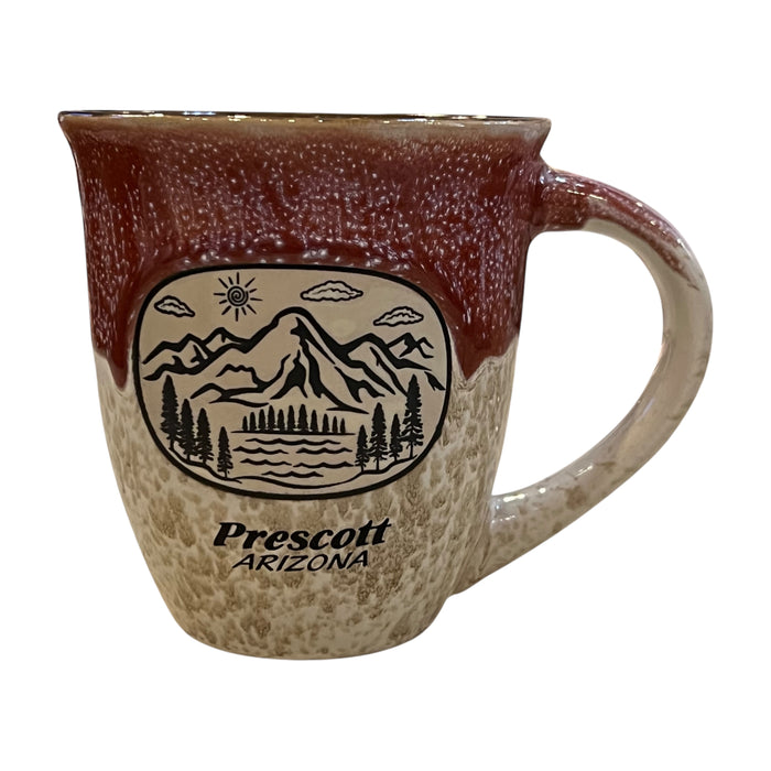 Mountain Scene Ceramic Prescott Arizona 18oz Coffee Mug