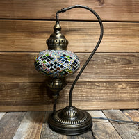 Handmade Half a Heart Turkish Lamps - Multicolored
