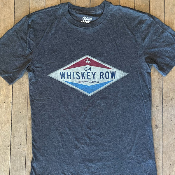 Whiskey Row Bronco Heather Black Prescott, AZ T-Shirt