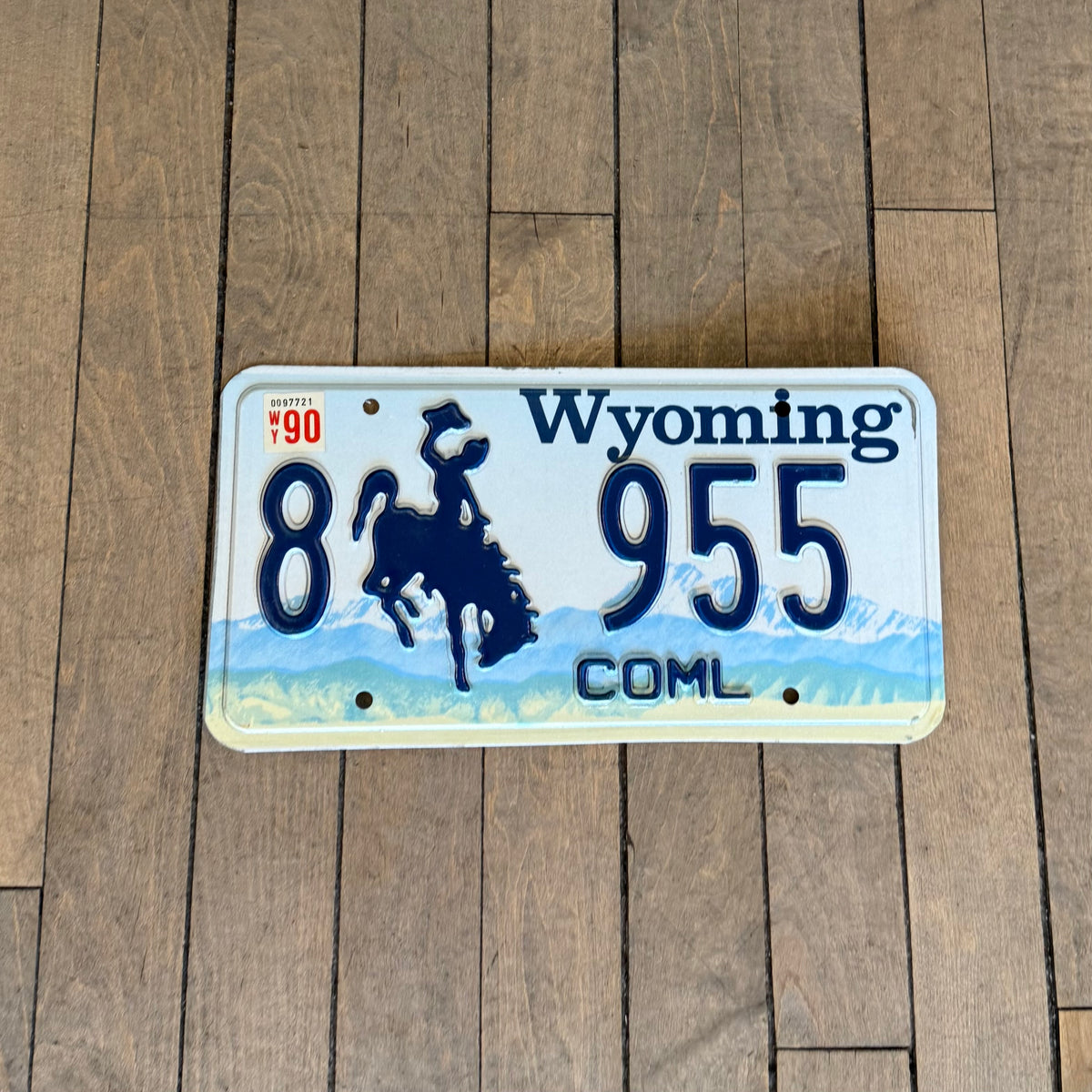 Wyoming License Plate
