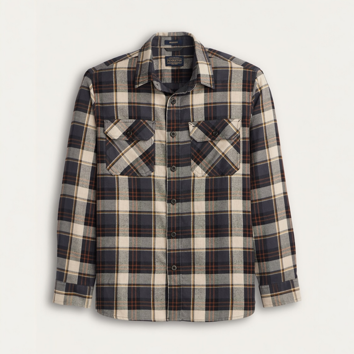 MEN'S PENDLETON PLAID BURNSIDE COTTON FLANNEL SHIRT