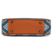 Wrangler Aztec Studded Denim Shoulder Bag with Mini Pouch