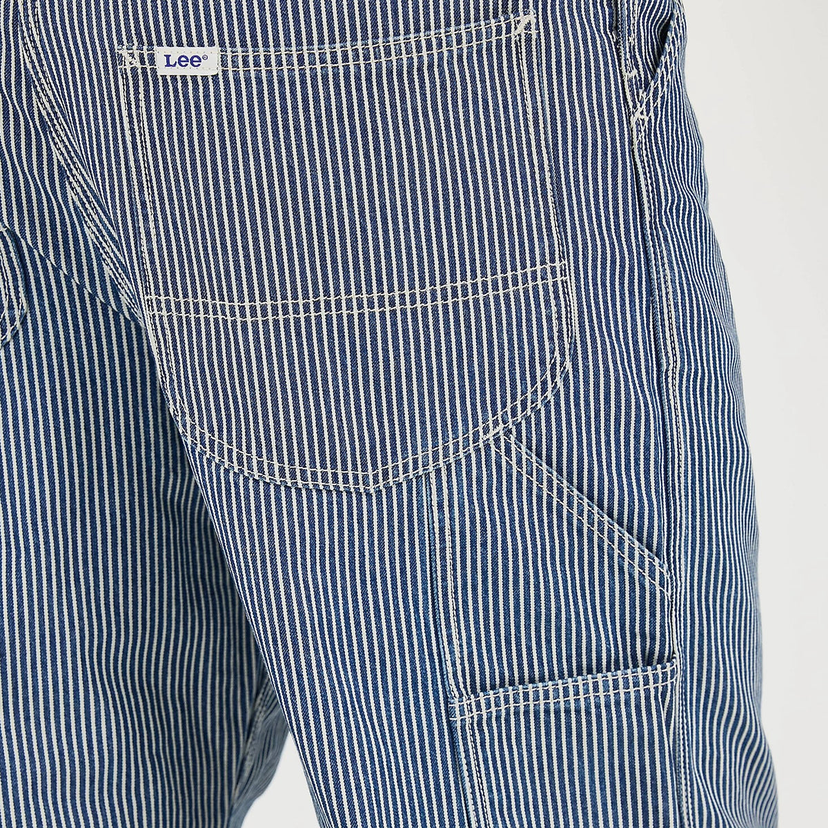 Men’s Lee Railroad Stripe Workwear Bib Overall