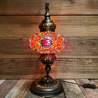 Handmade Half a Heart Turkish Lamps - Red