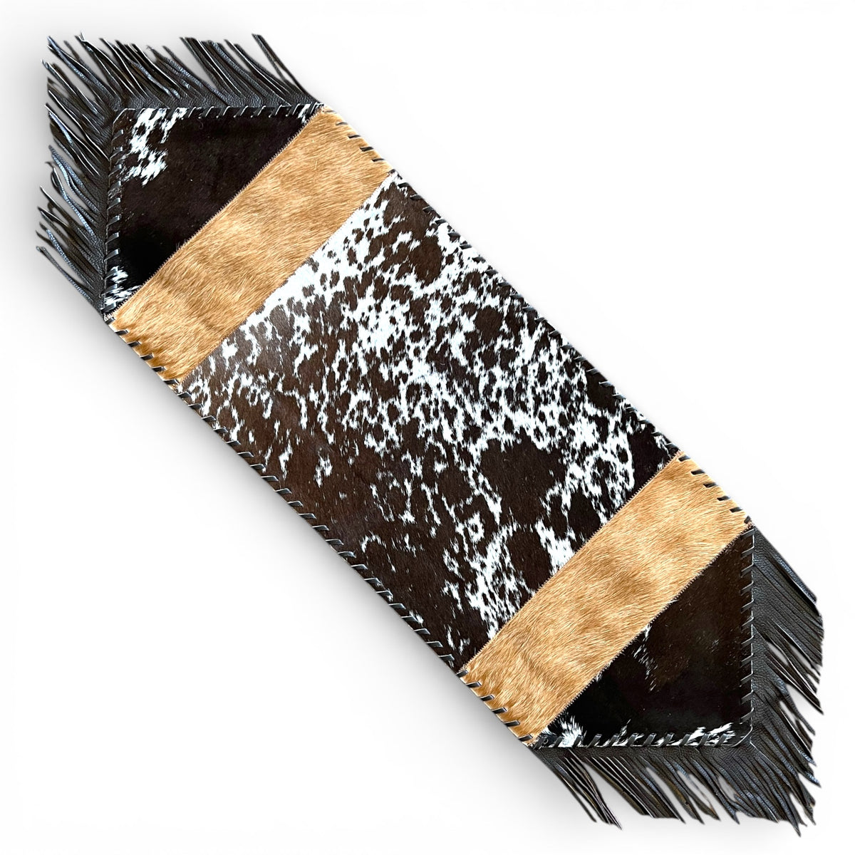 Small Cowhide Wide Table Runner