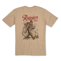 Rainier Beer Sasquatch Print T-Shirt