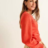 Women's Pendleton Crochet Cotton Cardigan