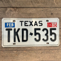 Texas License Plates