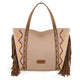 Wrangler Aztec Embroidered Large Tote Bag