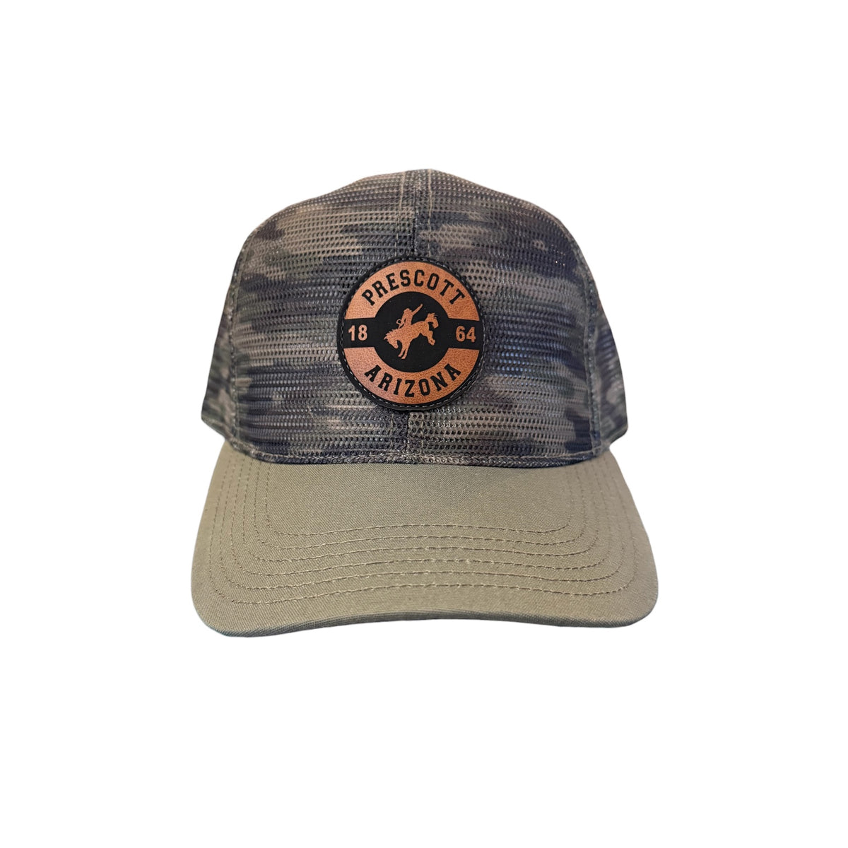 Camo Green 1864 Prescott Arizona Bronc Baseball Hat