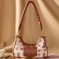 Wrangler Rodeo Icons Braided Handle Shoulder Bag