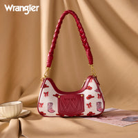 Wrangler Rodeo Icons Braided Handle Shoulder Bag