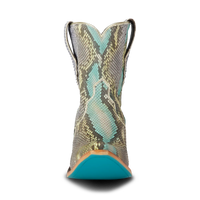 VICKSON EXOTIC BOOTIE - BLUE WATERCOLOR