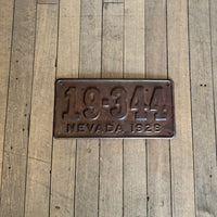 Nevada License Plate