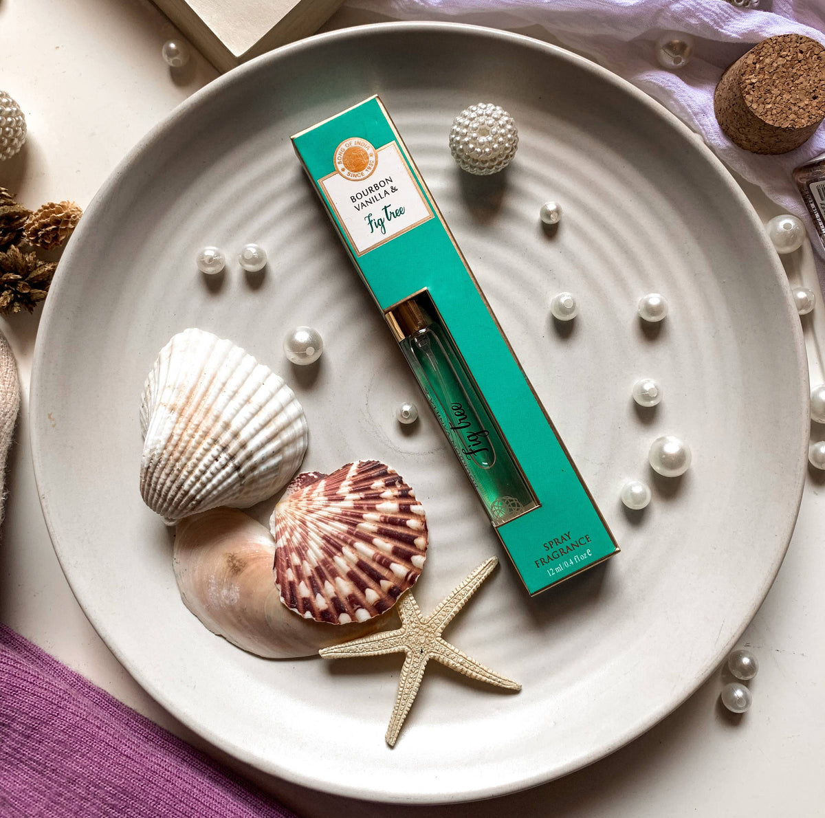 Fig Tree & Bourbon Vanilla Spray Perfume - Song of India: Fig Tree / 12mL