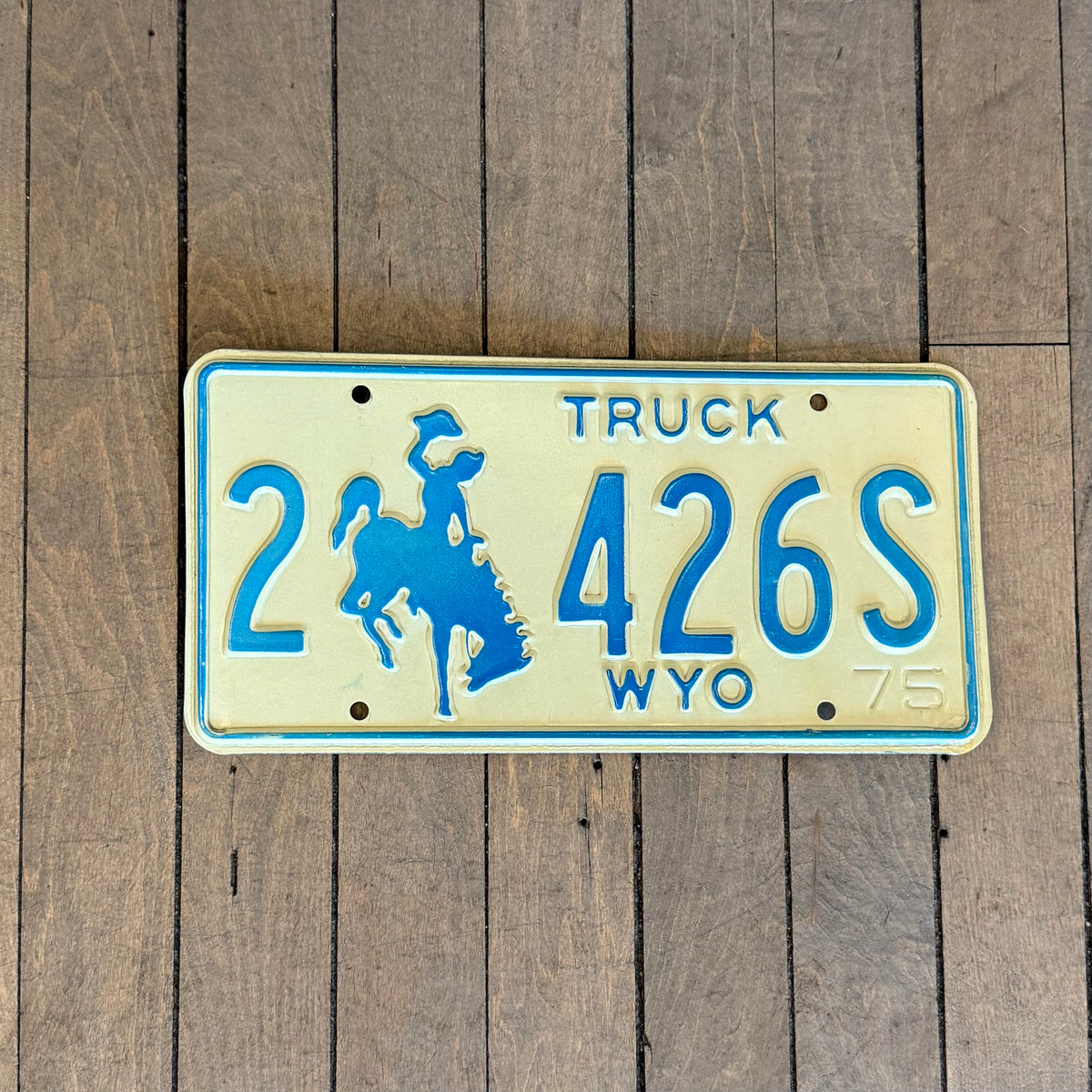 Wyoming License Plate