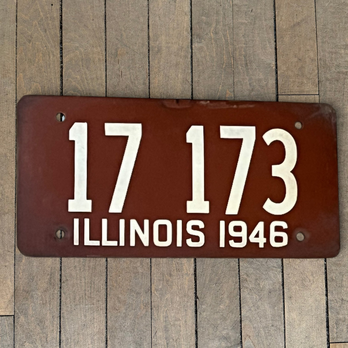 Illinois Paper License Plate