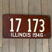 Illinois Paper License Plate