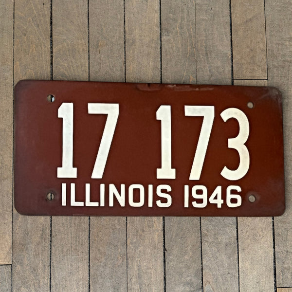 Illinois Paper License Plate